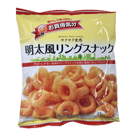 お買得気分　明太風リングスナック